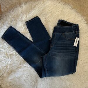 Old Navy Women's Deep Blue Skinny Jeans
